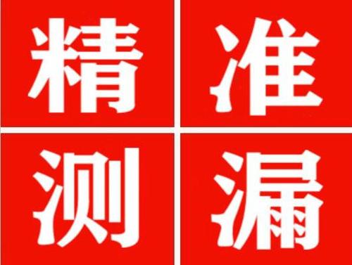 榕江尚嘉漏水精准查找